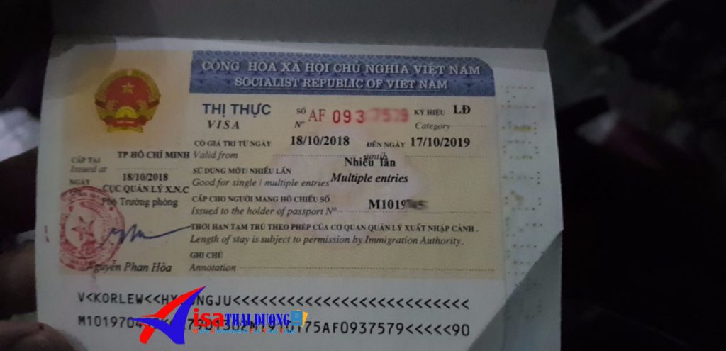 Thai How Duong Visa Vietnam 1 to visa year make |